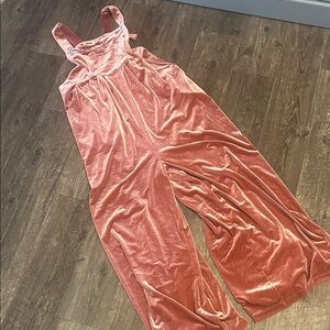 BiBi Velvet Pink Jumpsuit